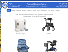 Tablet Screenshot of piners-medical.com